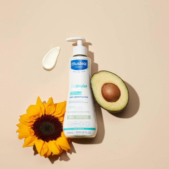 Mustela Stelatopia + Lipid Replenishing Baby Eczema Cream - Fragrance Free - 10.14 fl oz