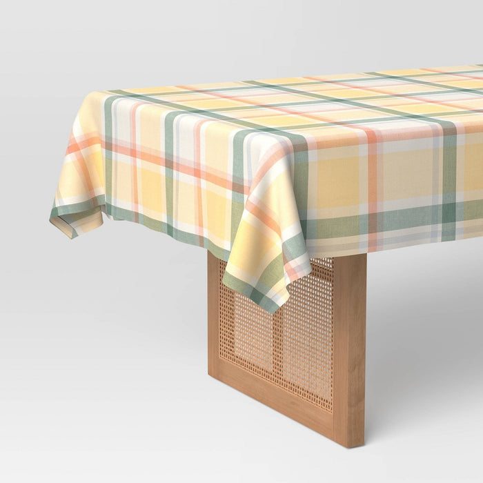 84"x60" Plaid Tablecloth - Threshold