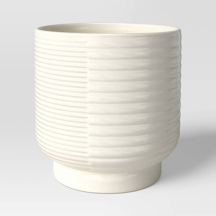 Ceramic Planter White - Threshold