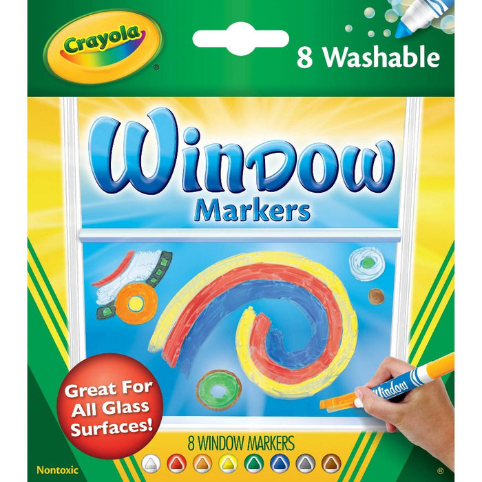 Crayola 8ct Washable Window Markers