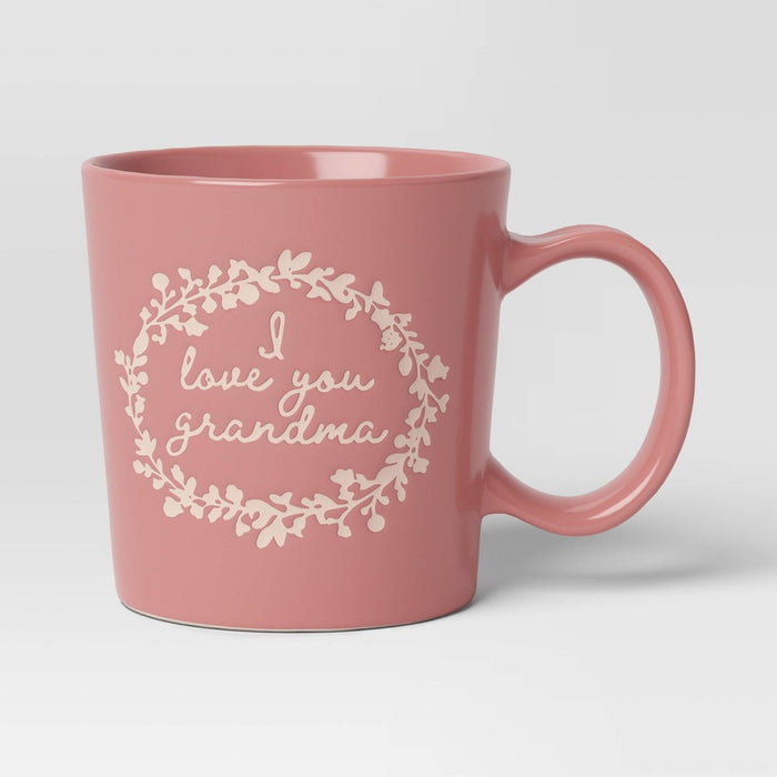 16oz Mother's Day Stoneware I Love You Grandma Mug - Threshold