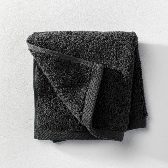 Organic Washcloth Black - Casaluna