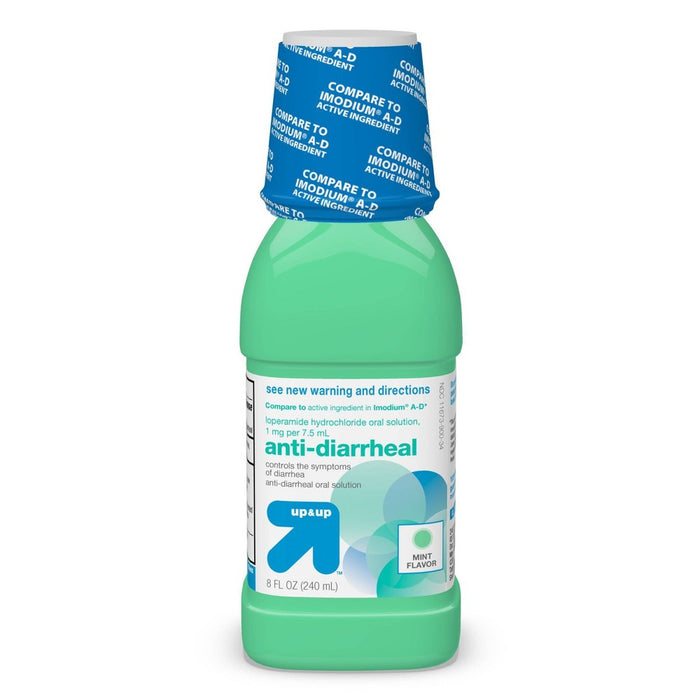 Loperamide Anti-Diarrheal Suspension - Mint - 8 fl oz - up & up