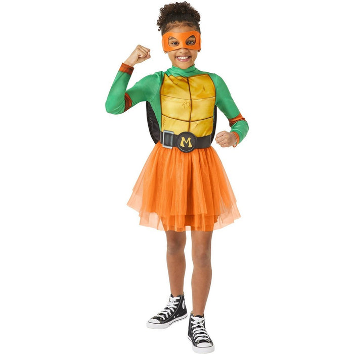 Kids' Teenage Mutant Ninja Turtles Mutant Mayhem Michelangelo Halloween Costume Dress M