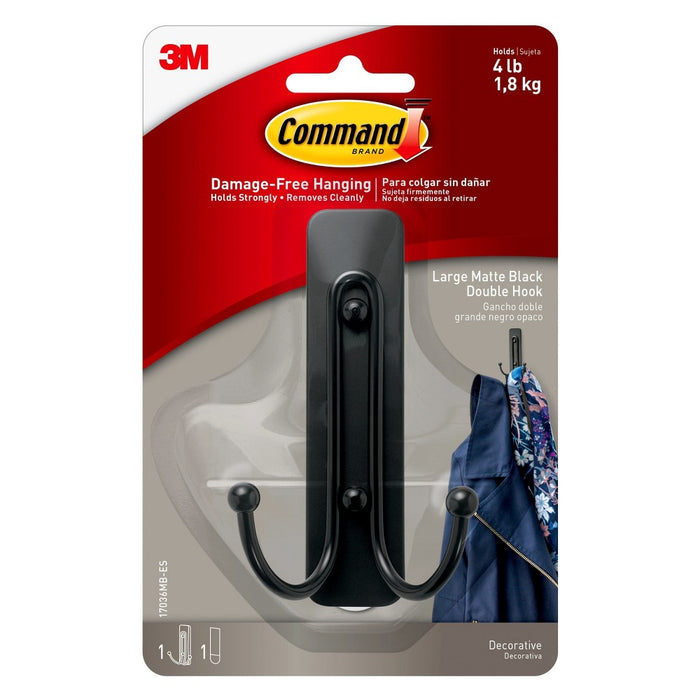 Wall Hook Matte Black Command
