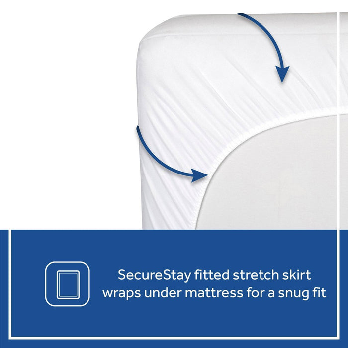 Sealy Fresh Flow Breathable Waterproof Crib Mattress Pad