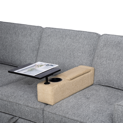 Power Armresto Removable Armrest for Sofa or Couch with Wireless Charger