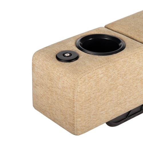 Power Armresto Removable Armrest for Sofa or Couch with Wireless Charger