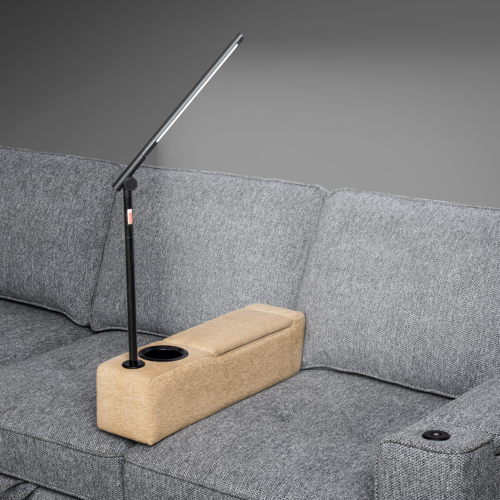 Power Armresto Removable Armrest for Sofa or Couch with Wireless Charger