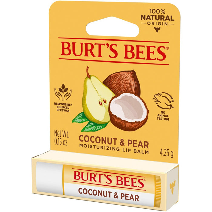 Burt's Bees Coconut and Pear Lip Balm Blister Box - 0.15oz
