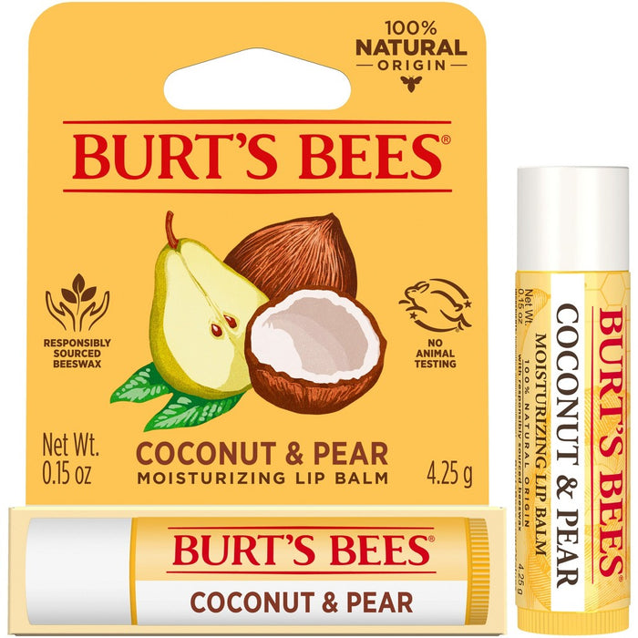 Burt's Bees Coconut and Pear Lip Balm Blister Box - 0.15oz