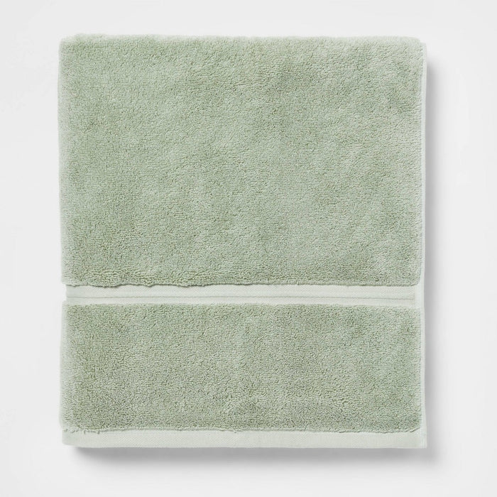 Oversized Spa Plush Bath Towel Light Mint - Threshold