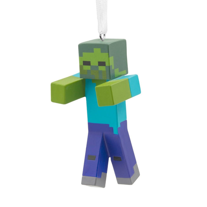 Hallmark Minecraft Zombie Christmas Tree Ornament