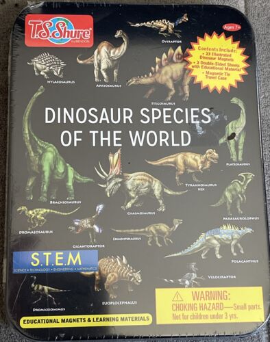 Bendon Magnetic Tins - Dinosaurs of the World
