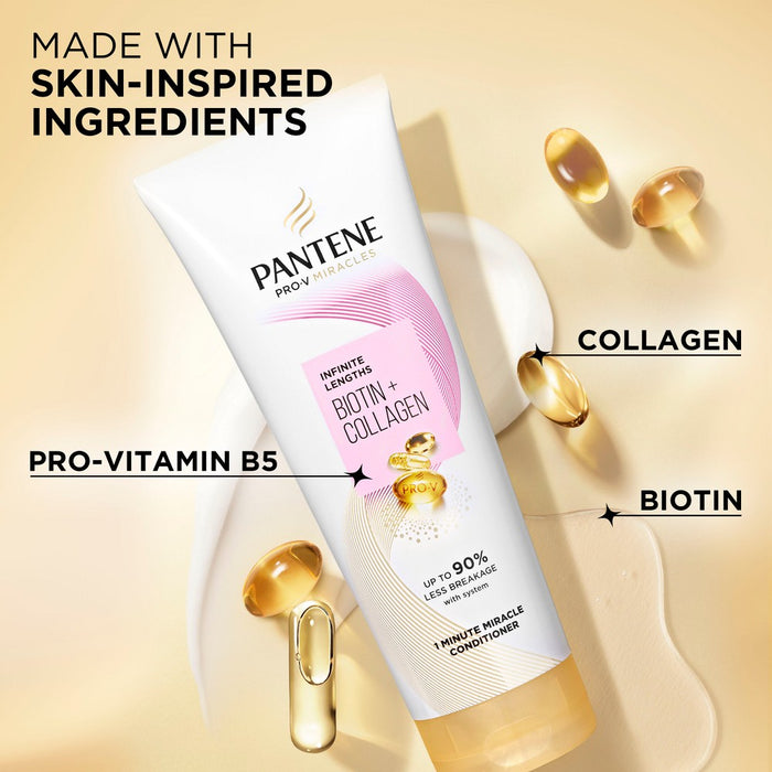Pantene Pro-V Miracles Infinite Lengths Biotin + Collagen Conditioner - 10.9 fl oz