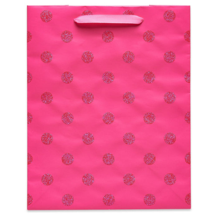 Small Dotted Birthday Gift Bag Pink - Spritz