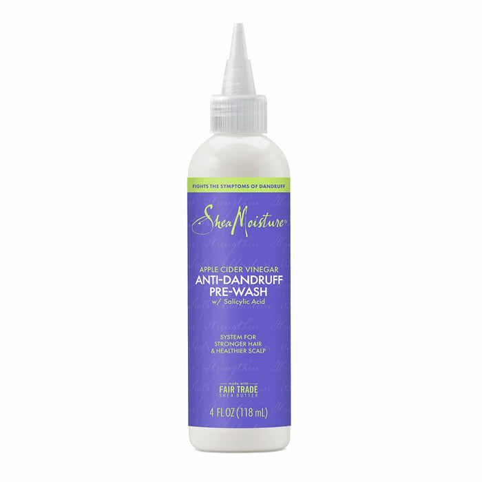 Sheamoisture Hair Care System Anti-Dandruff Pre-Wash For Stronger Hair & Healthier Scalp Formulated With Apple Cider Vinegar Fair Trade Shea Butter For Soft, Smooth Hair 4Oz