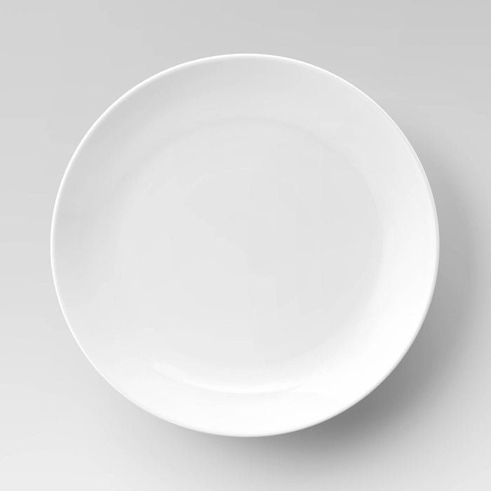 11" Porcelain Dinner Plate White - Threshold