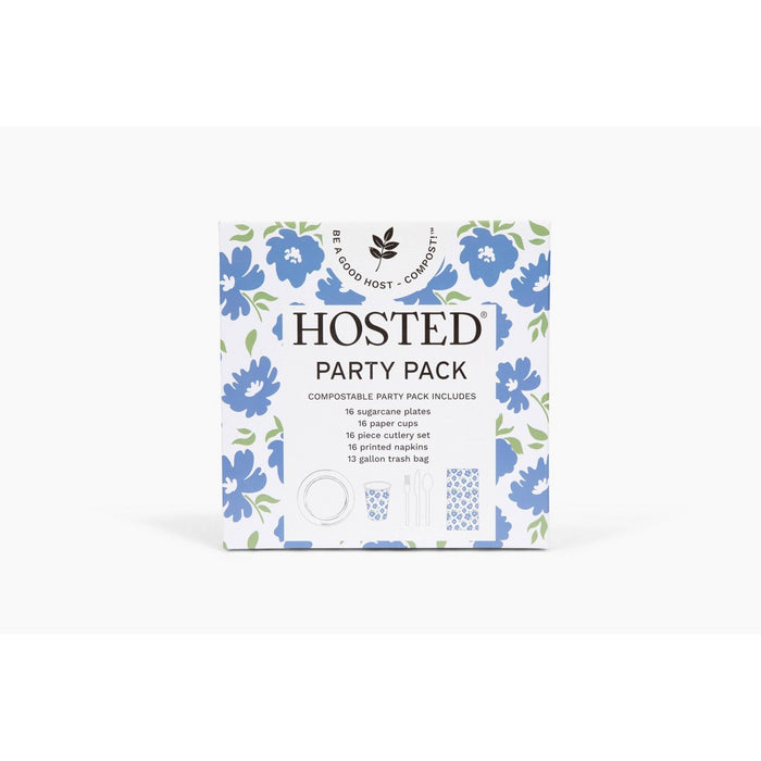 Hosted Party Pack Dinnerware Set - Floral - 97ct
