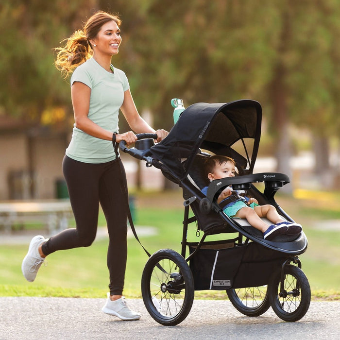 Baby Trend Expedition DLX Jogger Travel System with EZ-Lift Plus Infant Car Seat - Madrid Tan (LOCAL PICKUP ONLY)