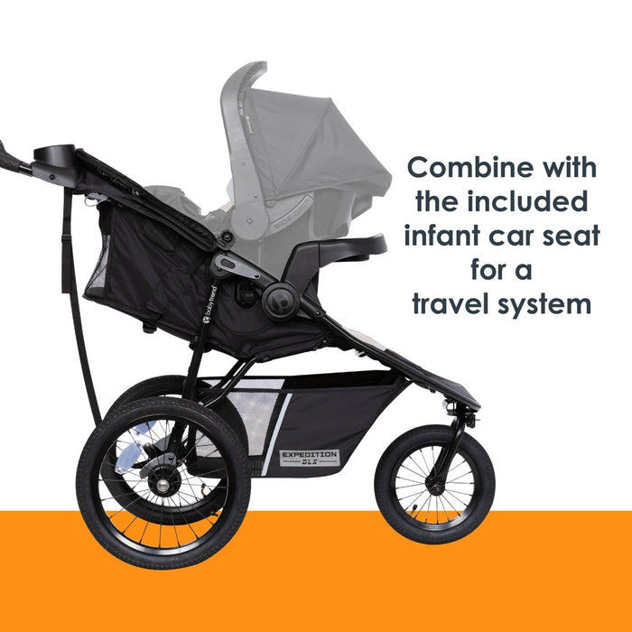 Baby Trend Expedition DLX Jogger Travel System with EZ-Lift Plus Infant Car Seat - Madrid Tan (LOCAL PICKUP ONLY)