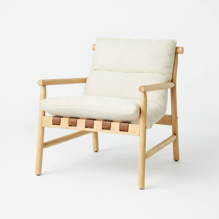 Holly Sling Back Accent Chair Cream/Natural (KD) - Threshold designed with Studio McGee (LOCAL PICKUP ONLY)