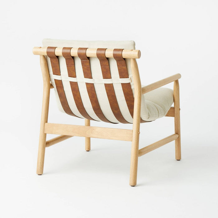 Holly Sling Back Accent Chair Cream/Natural (KD) - Threshold designed with Studio McGee (LOCAL PICKUP ONLY)