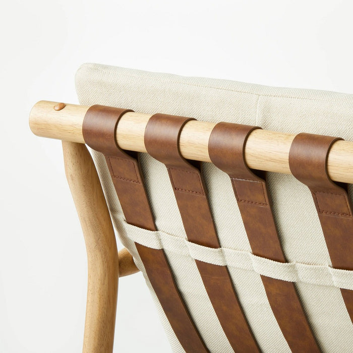 Holly Sling Back Accent Chair Cream/Natural (KD) - Threshold designed with Studio McGee (LOCAL PICKUP ONLY)