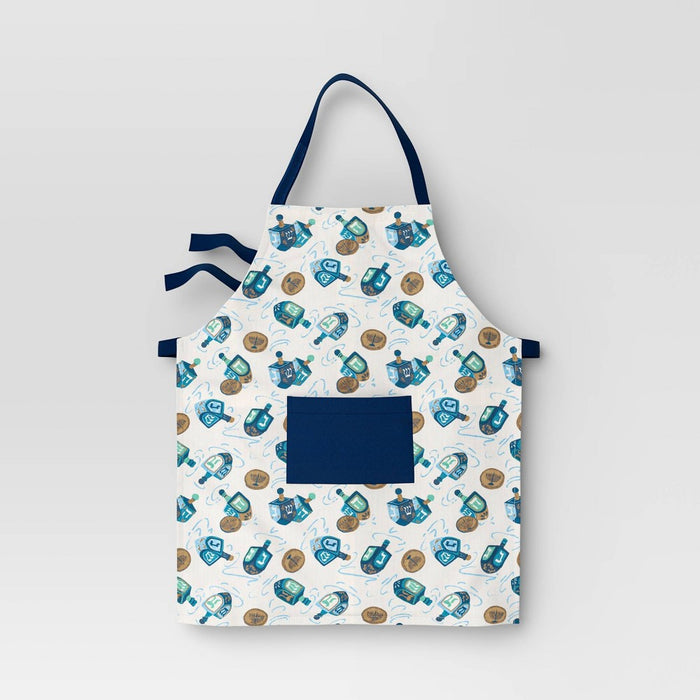 Hanukkah Dreidel Printed Kids Apron - Threshold