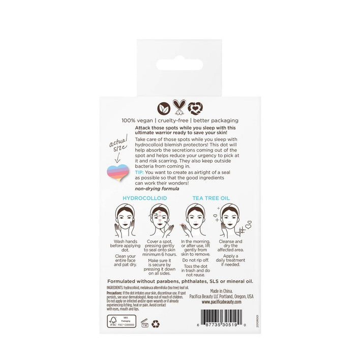 Pacifica Pore Warrior Overnight Rescue Spot Dots - 30ct