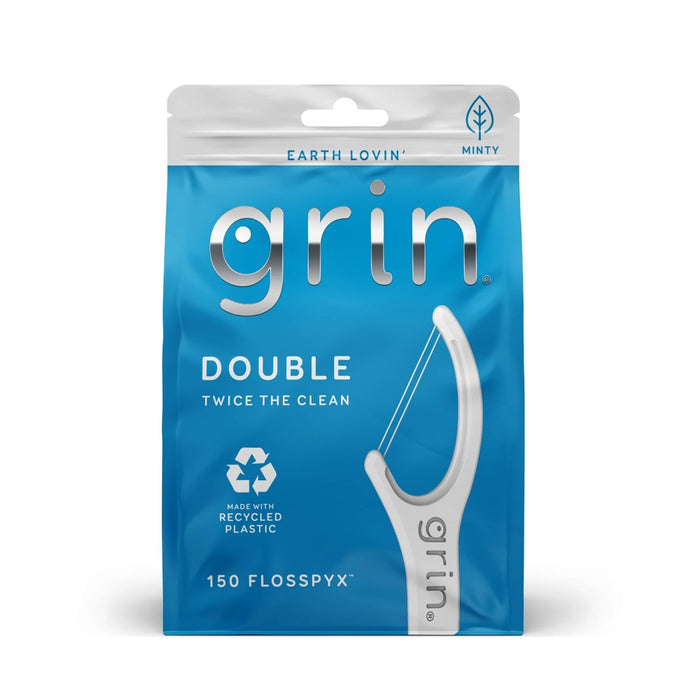 Grin Oral Care Double Floss Picks - 150ct