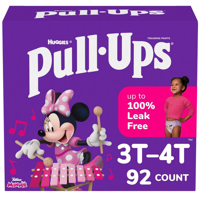 Pull-Ups Girls' Learning Designs Training Pants Econ+ Pack - Size 3T-4T - 92ct