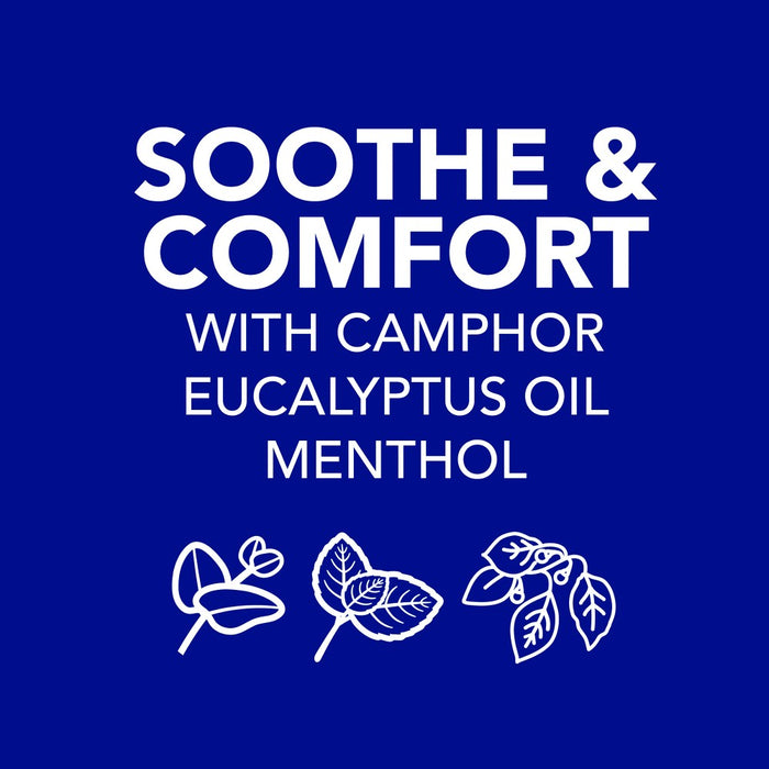 Vicks VapoRub Advanced Plus Cough Suppressant Topical Chest Rub Analgesic Ointment - 2.82oz