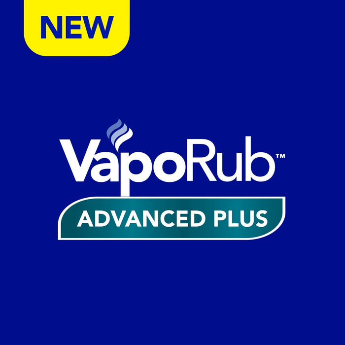 Vicks VapoRub Advanced Plus Cough Suppressant Topical Chest Rub Analgesic Ointment - 2.82oz