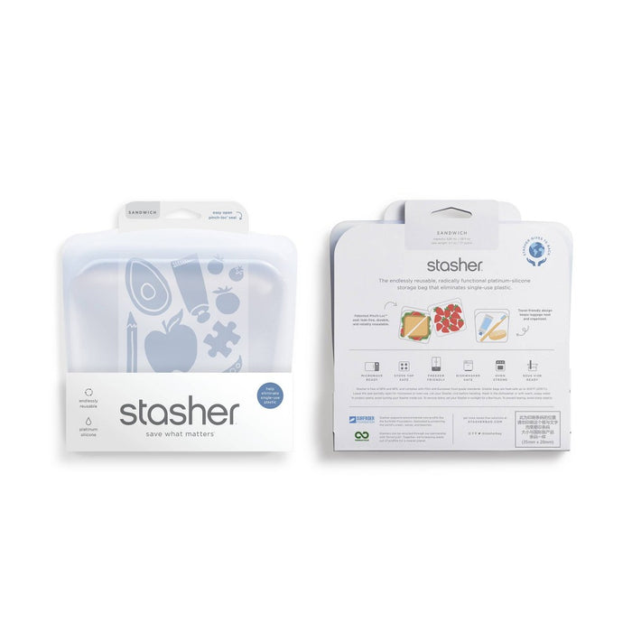 Stasher Reusable Bags Sandwich Set - 2pk