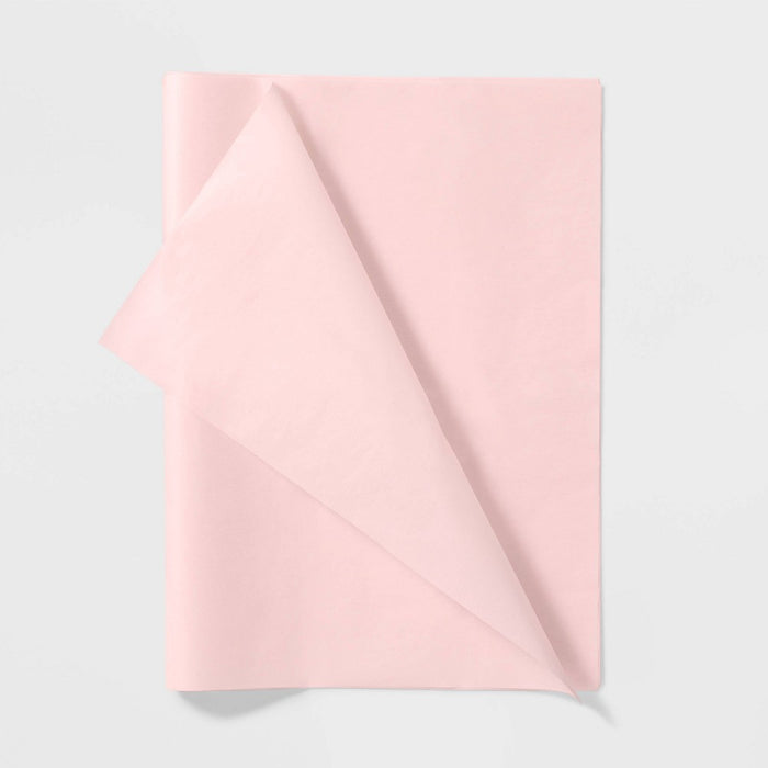 8ct Pegged Tissue Papers Blush Pink - Spritz