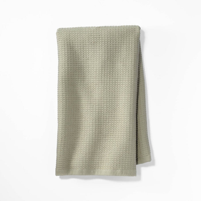 Waffle Kitchen Towel Sage Green - Figmint