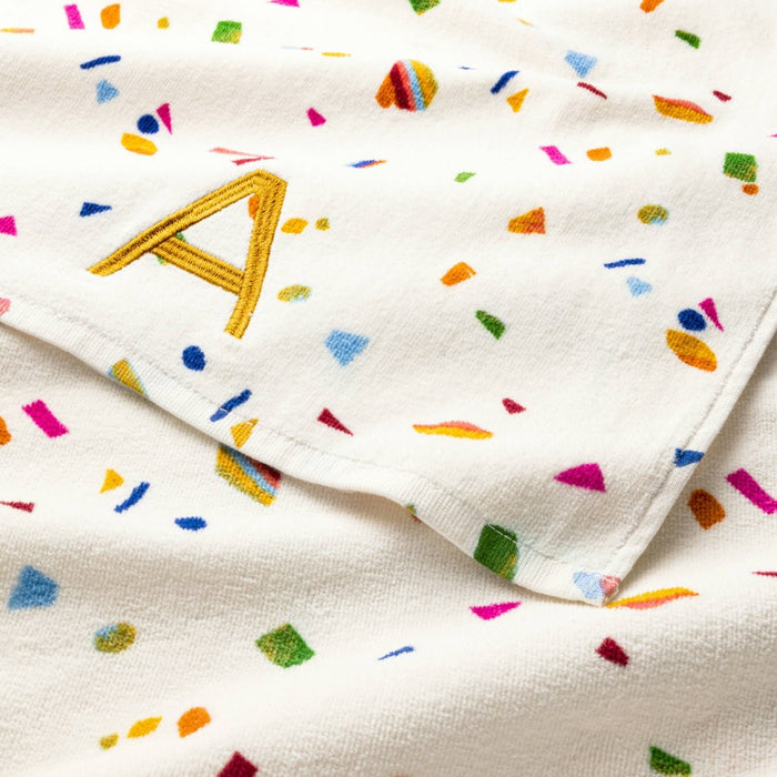 15"x25" Sheared Terry Monogram Hand Towel 'A' - Opalhouse