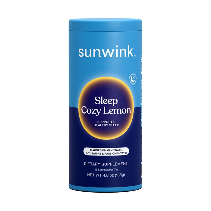 Sunwink Sleep Cozy Lemon Superfood Powder - 4.8oz EXP 02/12/2026