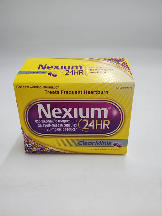 Nexium 24HR ClearMinis Delayed Release Heartburn Relief - 42ct - EXP: 04/2027