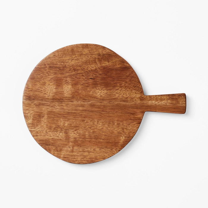 Wooden Mini Round Serve Board with Handle - Figmint