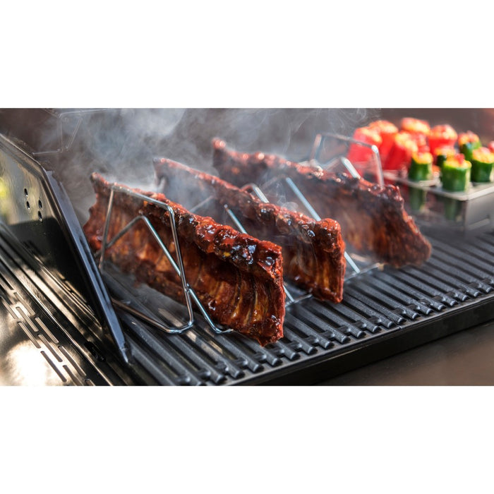 Char-Broil Grill Cookware Rib & Roast Rack - Silver