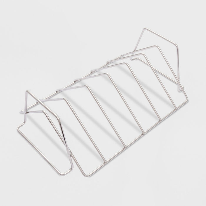 Char-Broil Grill Cookware Rib & Roast Rack - Silver