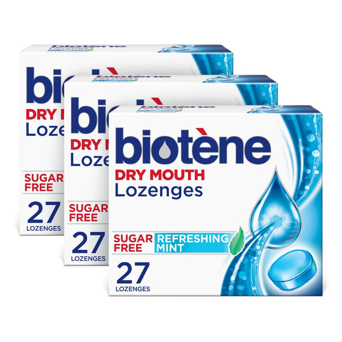 1 PACKBiotene Dry Mouth Lozenges for Fresh Breath Refreshing Mint - 27ct