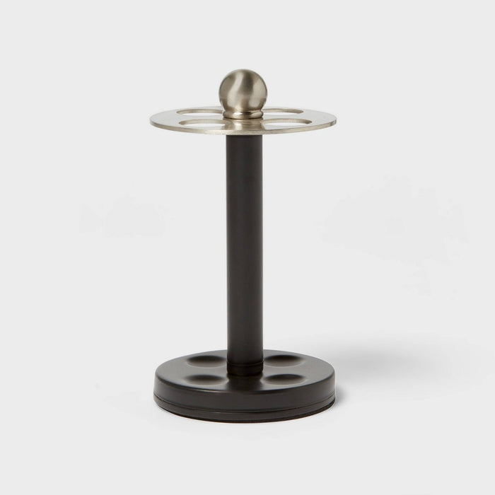Toothbrush Holder Black Metal - Threshold