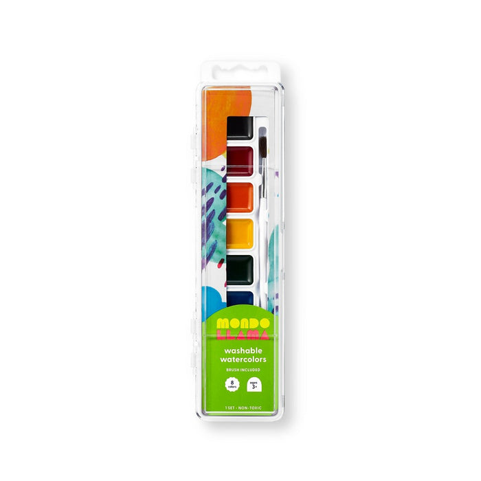8ct Washable Watercolor Set - Mondo Llama