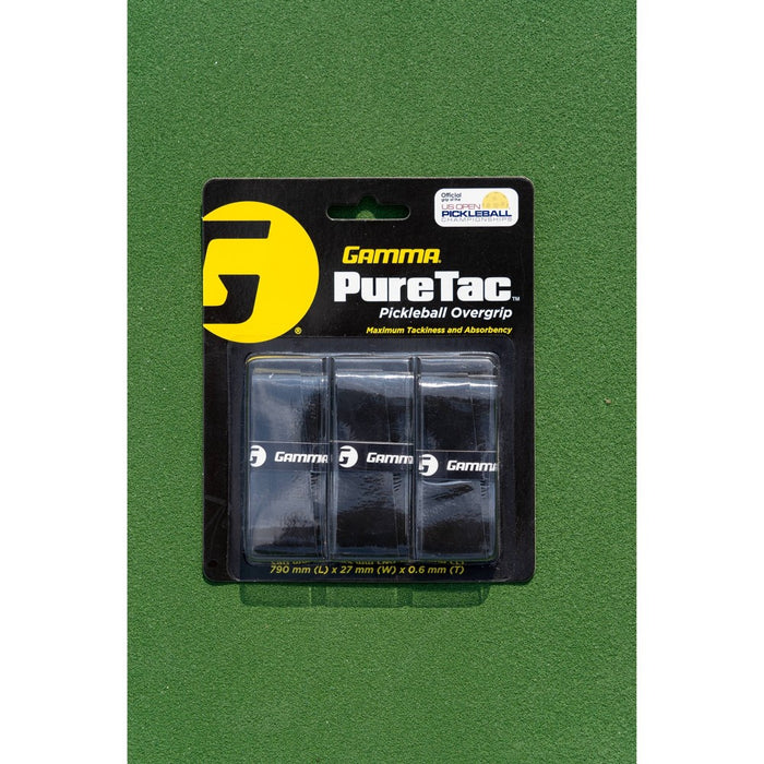 GAMMA Sports PureTac Pickleball Overgrip - Black