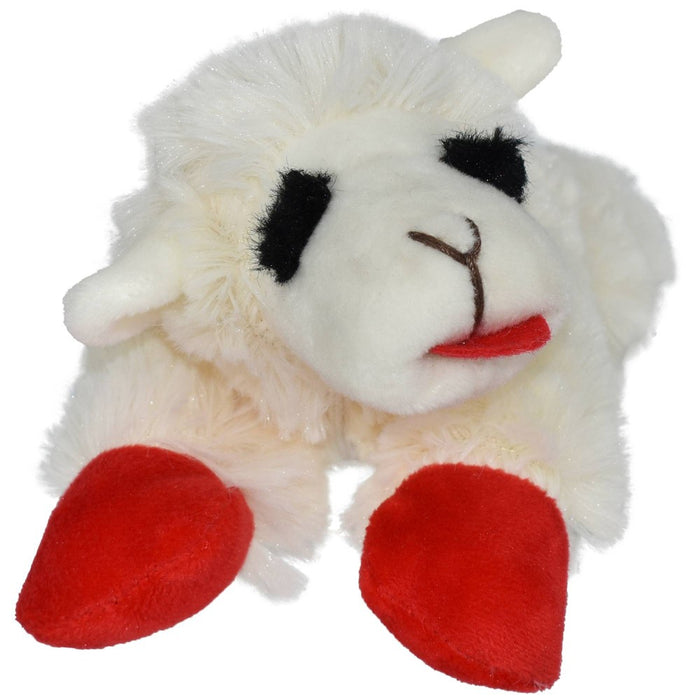 Multipet Mini Lamb Chop Dog Toy - 6"