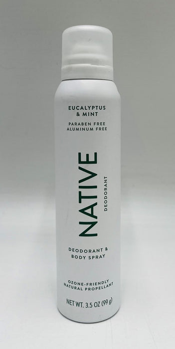 Native Deodorant & Body Spray - Eucalyptus & Mint - Aluminum Free - 3.5 oz