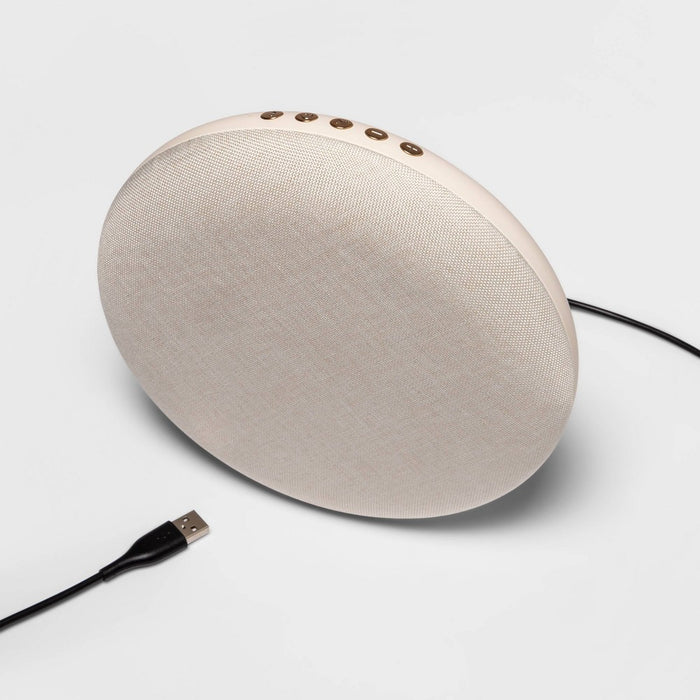 Round Bluetooth Wireless Speaker - heyday Stone White